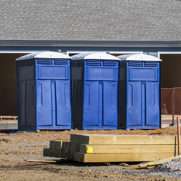 how often are the portable toilets cleaned and serviced during a rental period in Tuftonboro New Hampshire